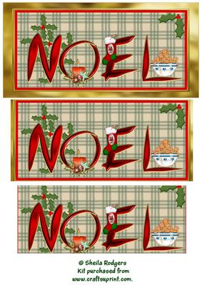 Noel on Green Tartan