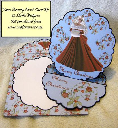 Xmas Beauty Easel Card Kit