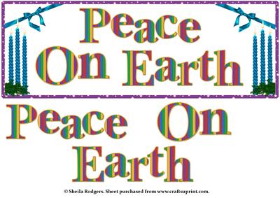 Large Dl Peace on Earth