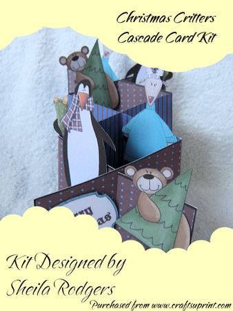 Christmas Critters Cascade Card Kit