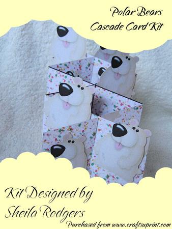 Polar Bears Cascade Card Kit
