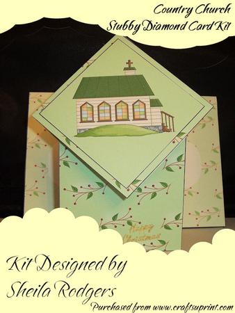 Country Church Stubby Diamond Card Kit