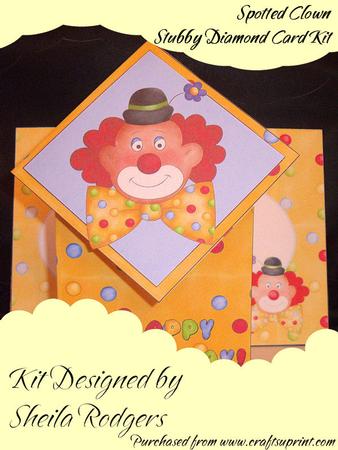 Spotted Clown Stubby Diamond Top Card Kit