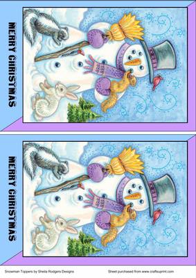 Snowman Toppers