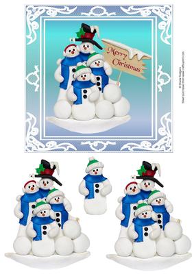 Snowpeople Family