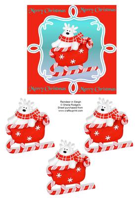 Reindeer in Sleigh