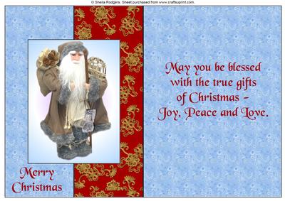Santa with Fur Boots