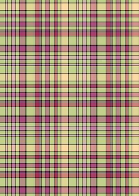 Tartan/plaid Background in Green and Pinkish