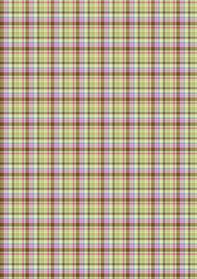 Tartan/plaid 11 in Green, Olive and Pink