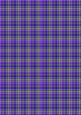 Tartan/plaid 7 in Rich Blues and Purples