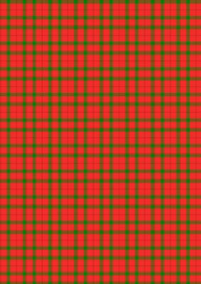 Tartan/plaid 10 in Christmas Colours