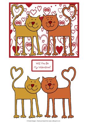 Love Heart Cats