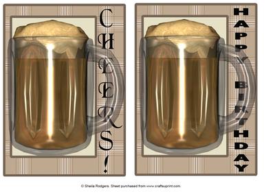 A Glass of Beer Toppers