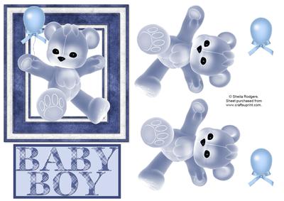 Blue Teddy Baby Boy