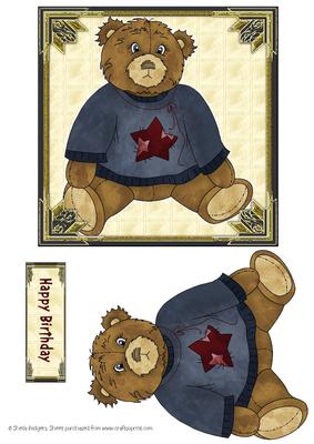 Teddy in Blue Sweater