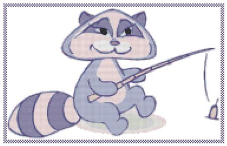 Fishing Raccoon
