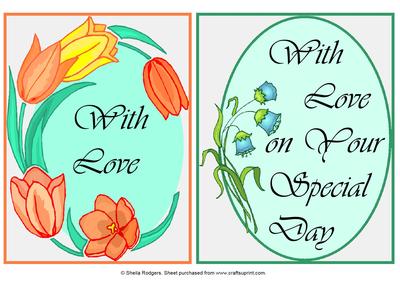 Flower Frame Toppers