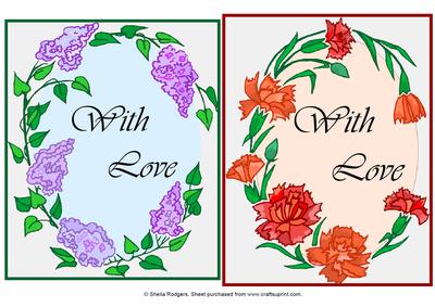 Flower Frame Toppers 2