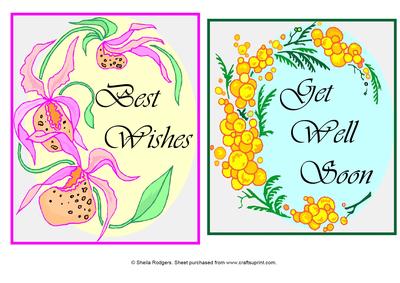 Flower Frame Toppers 3