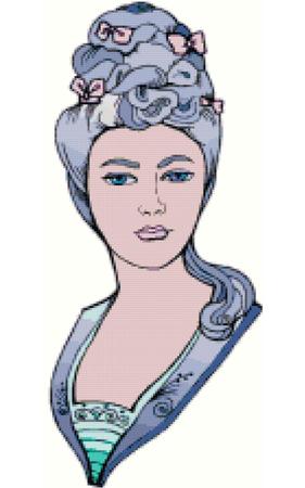 Lady with Bows in Her Hair