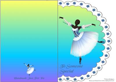 Scalloped Ballerina Silhouette