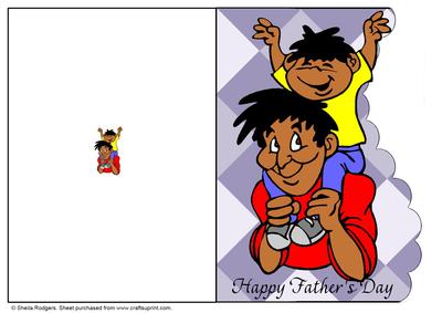 Father's Day Wavy Edge Cut and Fold