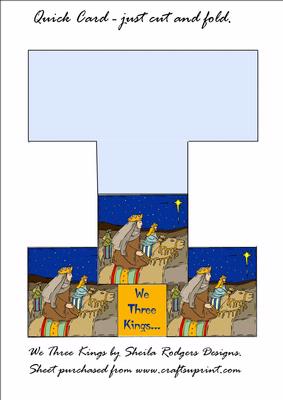We Three Kings Quick Card