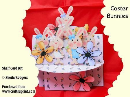 Easter Bunnies Shelf Card Kit