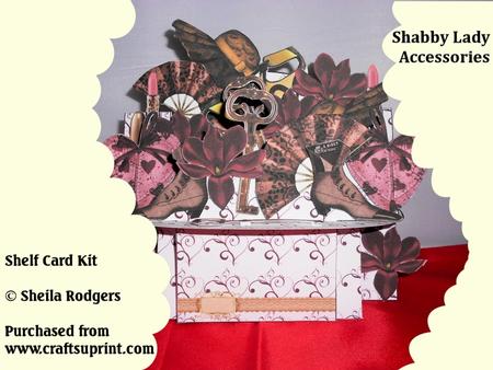 Shabby Lady Accessories 3D Shelf Card Kit