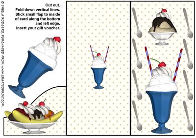 Voucher Card - Ice Cream Desserts