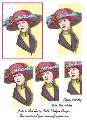 Lady in Red Hat