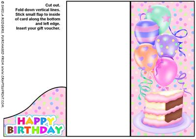 Voucher Card - Birthday Female