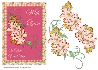 Peach Lilies
