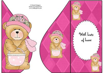 Chubby Girly Bear Teardrop 2