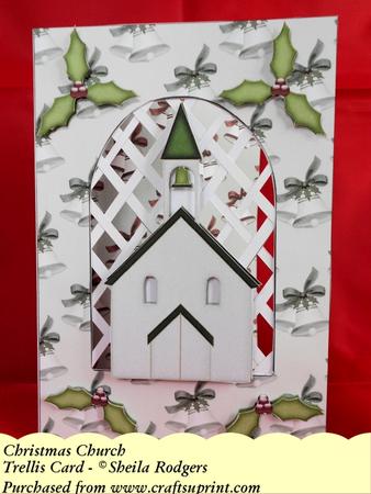Christmas Church - Trellis Card Kit