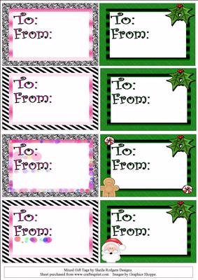 Mixed Gift Tags
