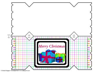 Christmas Gifts Cracker Card