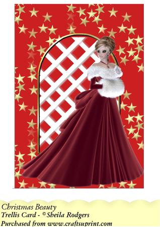 Christmas Beauty - Trellis Card Kit