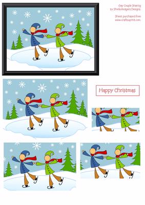 Gay Couple Skating