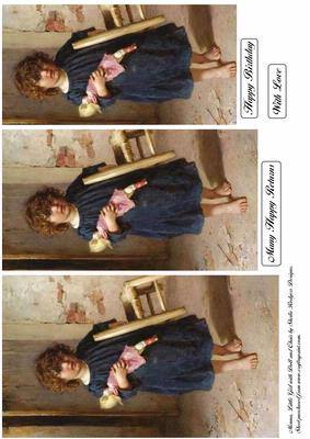 Menna, Little Girl with Doll and Chair