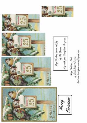 Vintage Christmas, Birds