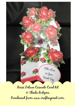Roses Deluxe Cascade Card Kit