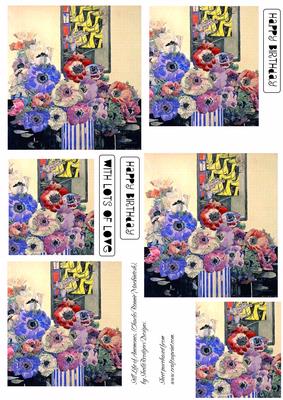 Still Life of Anemones, Charles Rennie Mackintosh