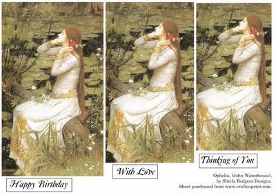 Ophelia, (john Waterhouse)