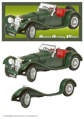 Belated Birthday Jaguar Car
