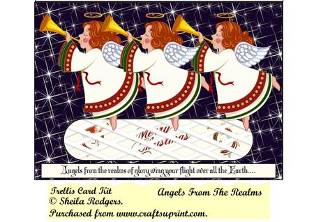 Angels from the Realms Trellis Card Kit