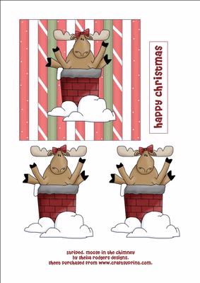Striped, Moose in the Chimney