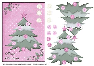 Floral Christmas Tree