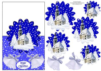 Over the Edge Snowy Church