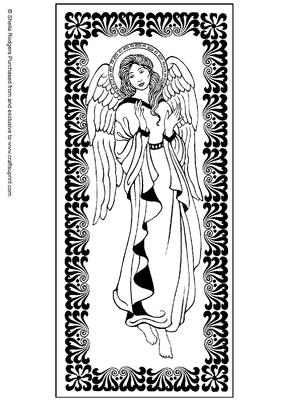 Digital Stamps - Angel 11